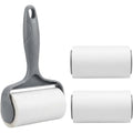 Brivt Gray Pet Hair Lint Roller Set with 2 Refills