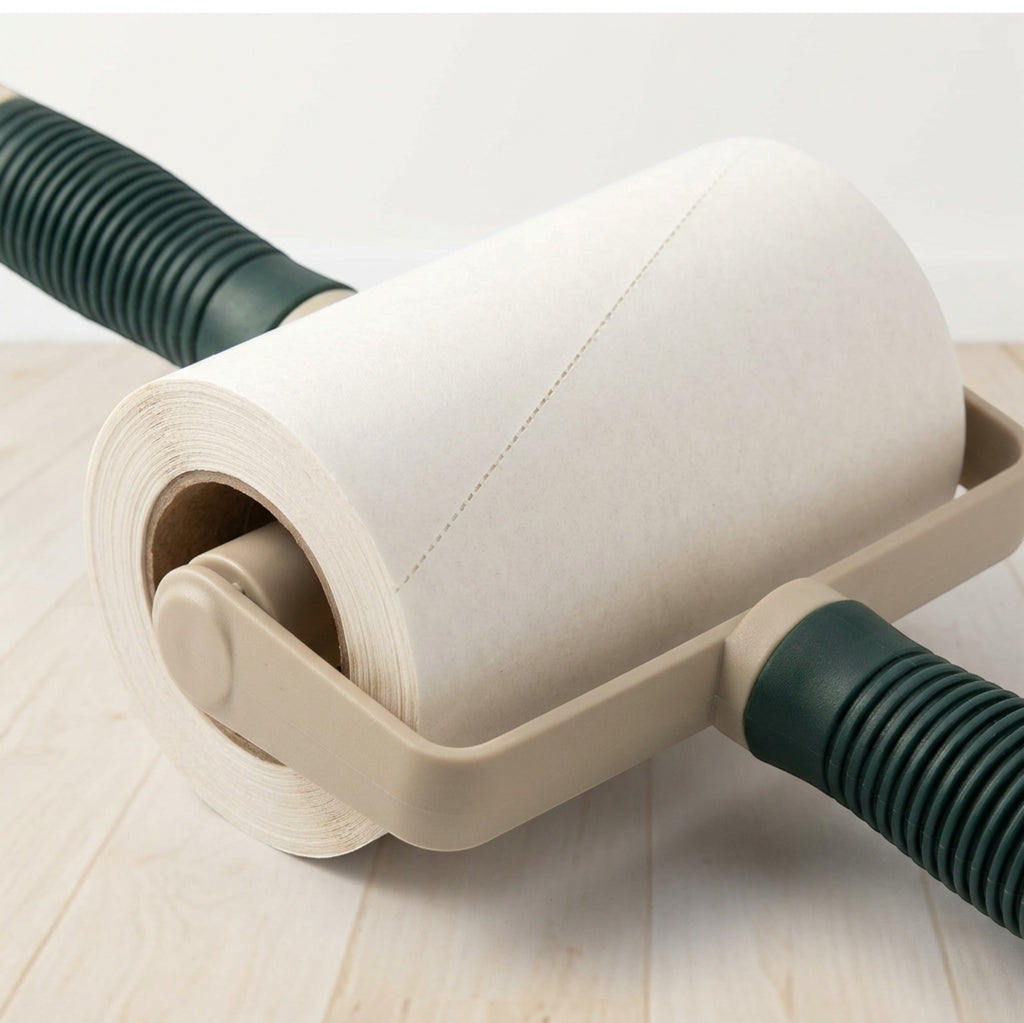 Brivt Widestrip Adhesive Lint Roller 6 in Sand 80 Sheets 2 Refills - Detail view