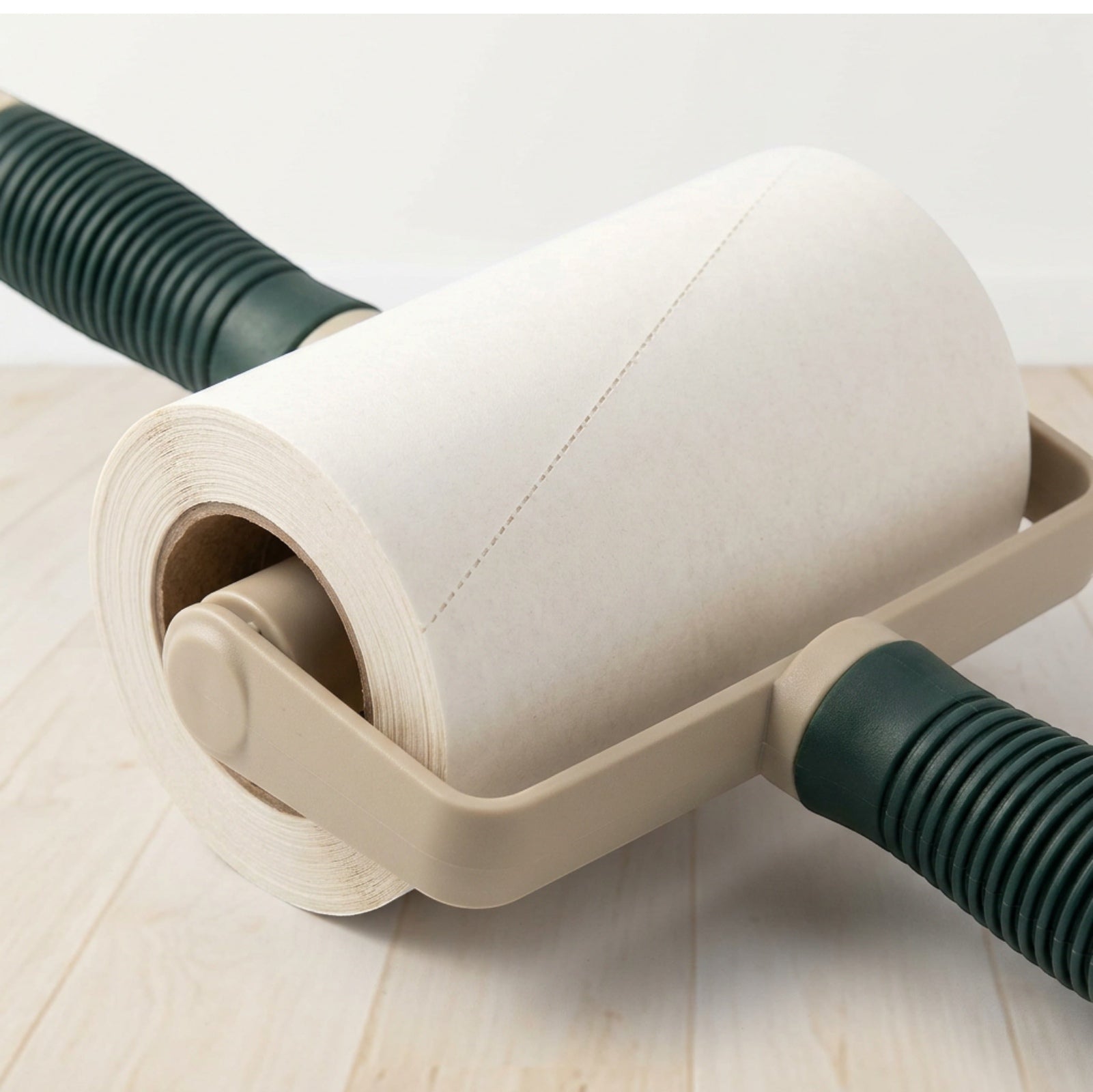 Brivt Widestrip Adhesive Lint Roller 6 in Sand 80 Sheets 2 Refills - Detail view